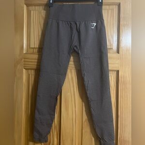 Brown GymShark Vital Seamless Leggings (size small)